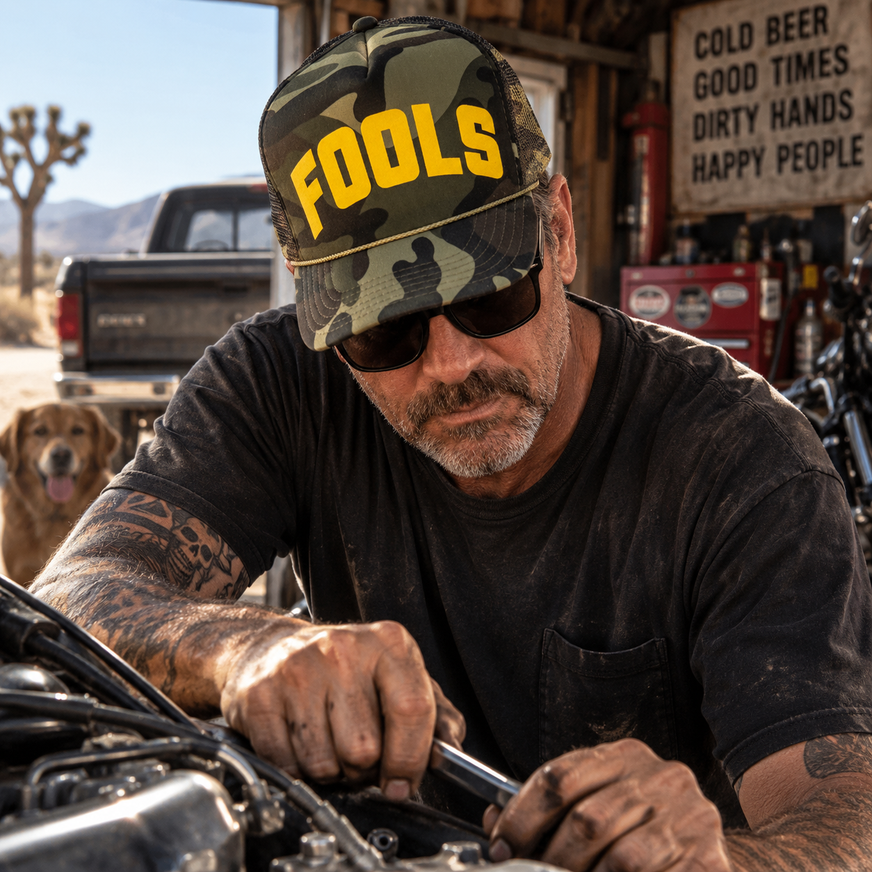 Fools Varsity Trucker Hat