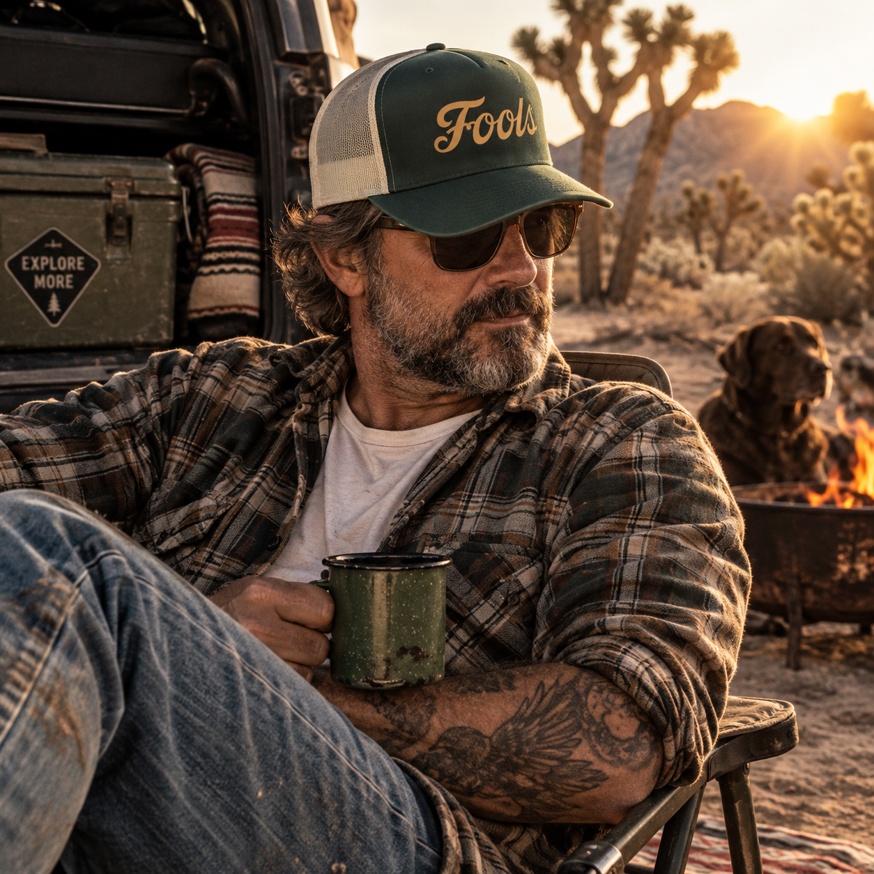Fools Simple Trucker Hat