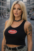 Fools Womens Cropped Tank Top