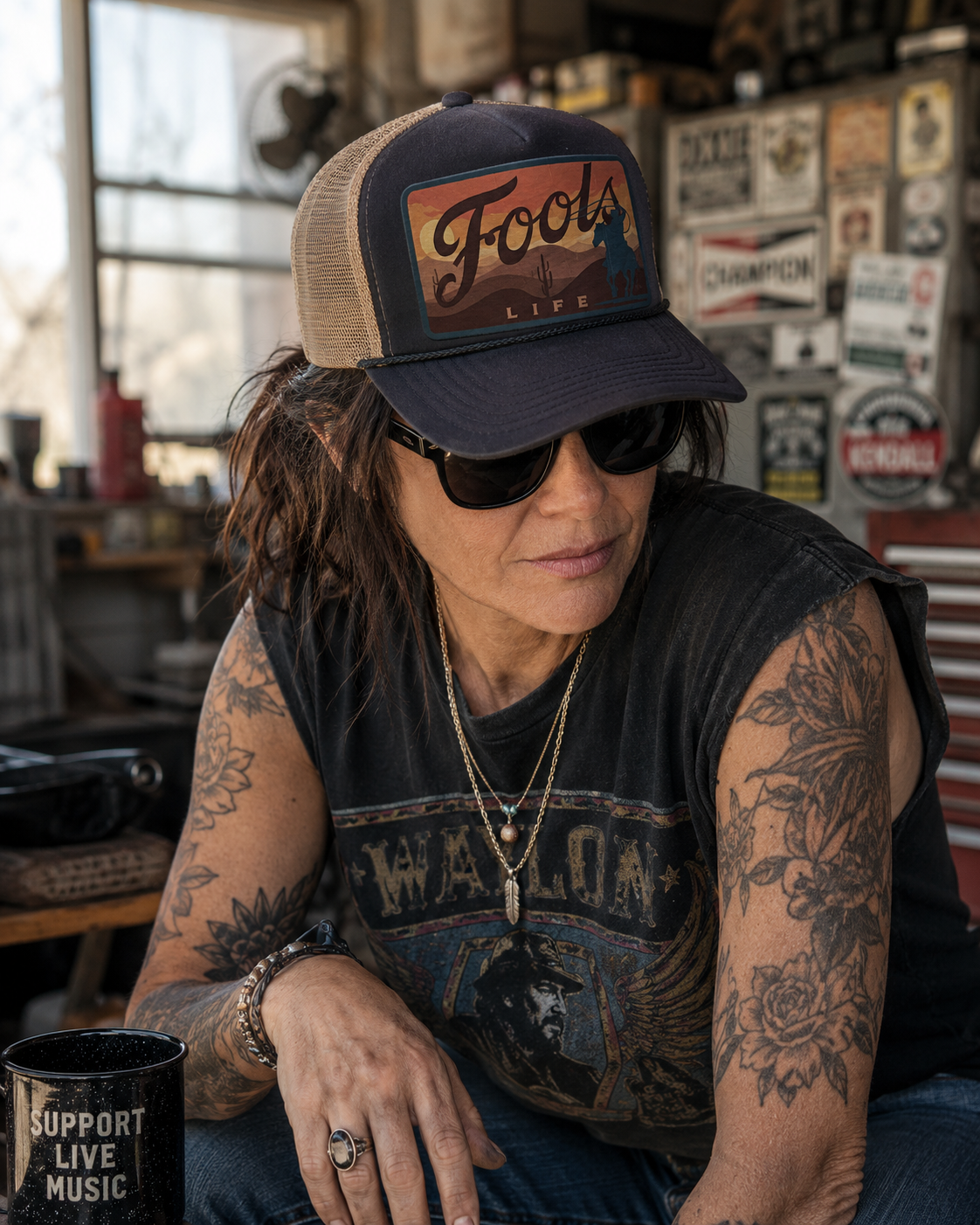 Fools Life Lasso Trucker Hat