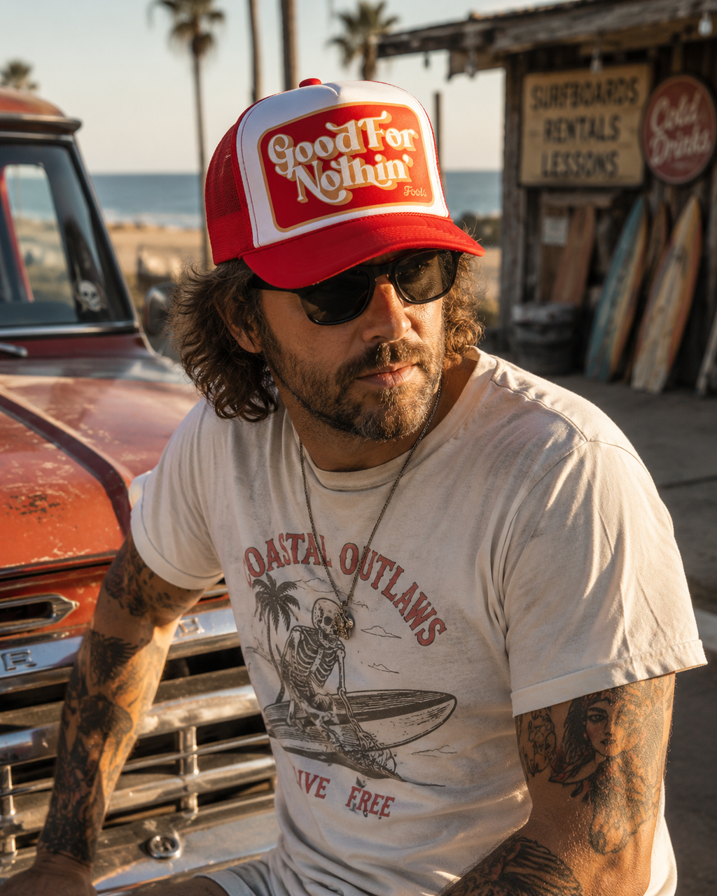 Fools Good For Nothin Trucker Hat