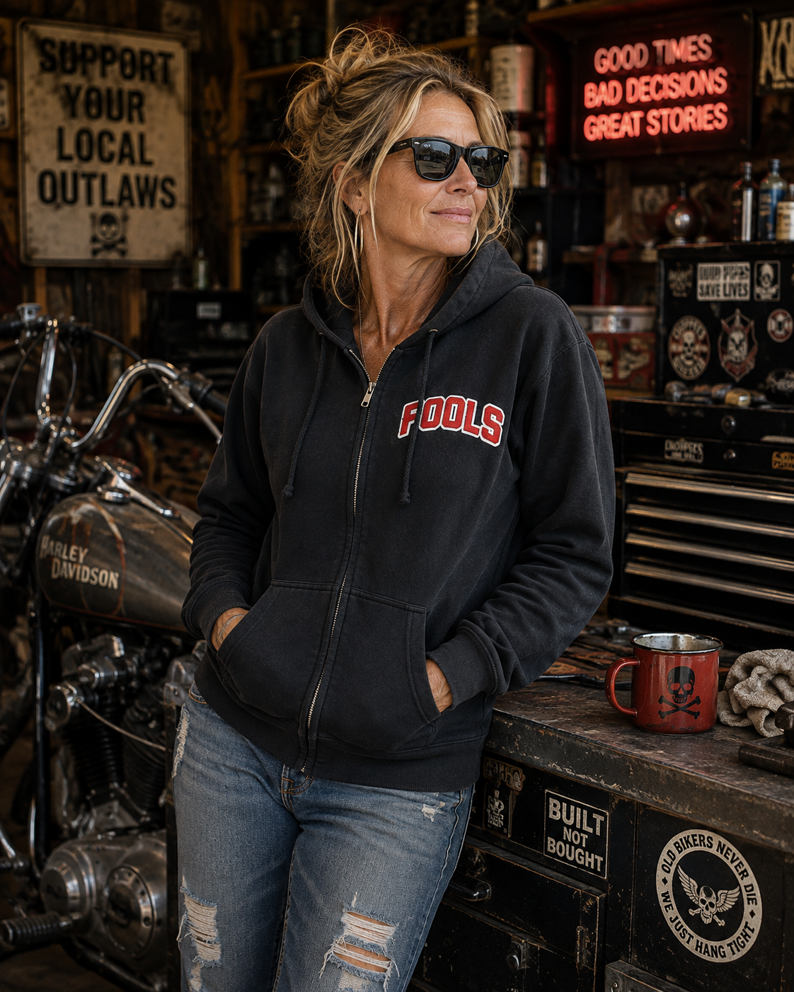 Fools Heavyweight Varsity Hoodie