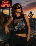Vulgati Womens Cropped Tank Top
