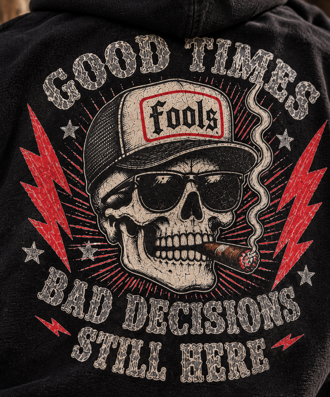 FOOLS Heavyweight “Still Here” Hoodie