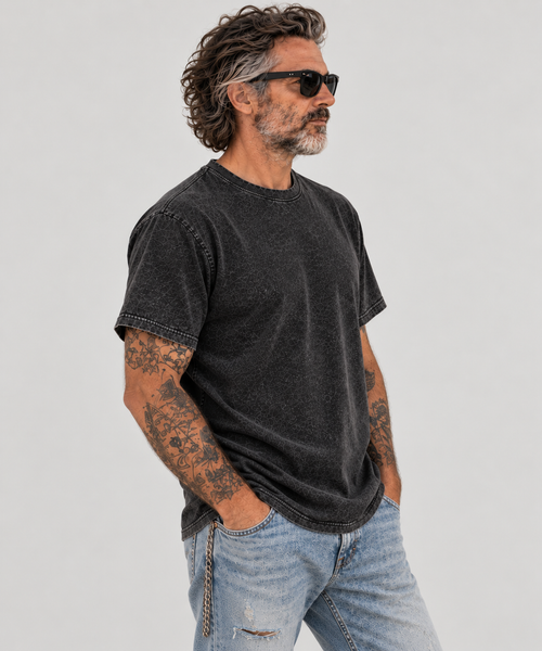 BTRAYD BASIX Stone Wash Tee