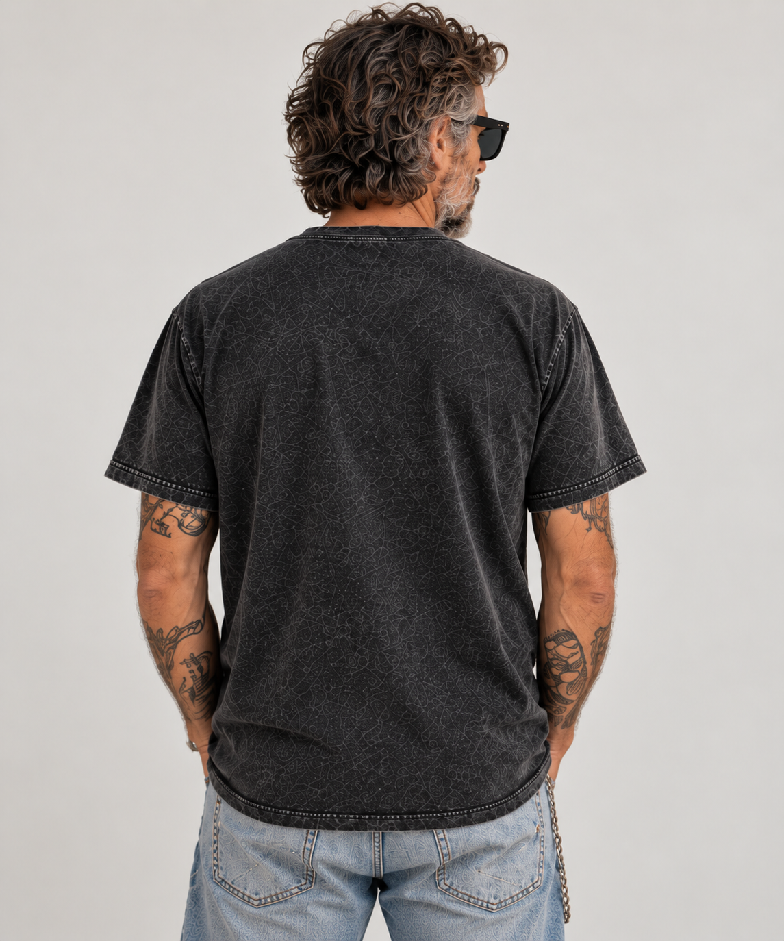 BTRAYD BASIX Stone Wash Tee