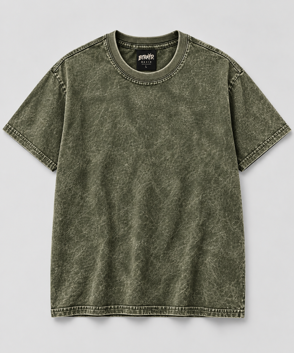 BTRAYD BASIX Stone Wash Tee