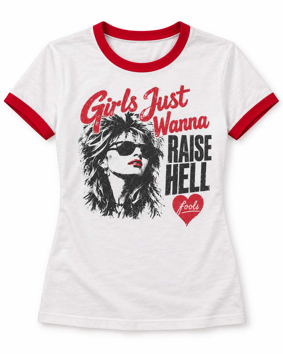 FOOLS Women’s Retro Ringer Tee