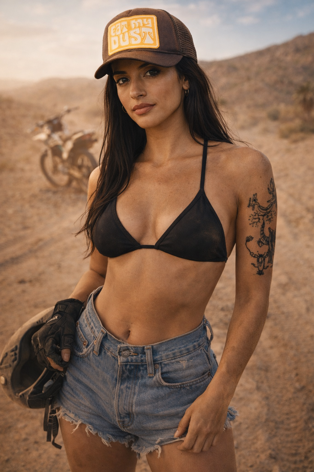 Eat My Dust Retro Trucker Hat